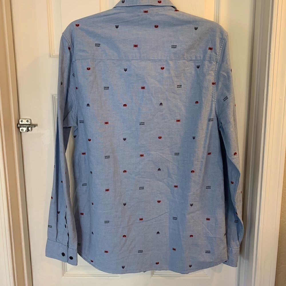 Game Over Button Down Shirt by Divided - Picture 6 of 8